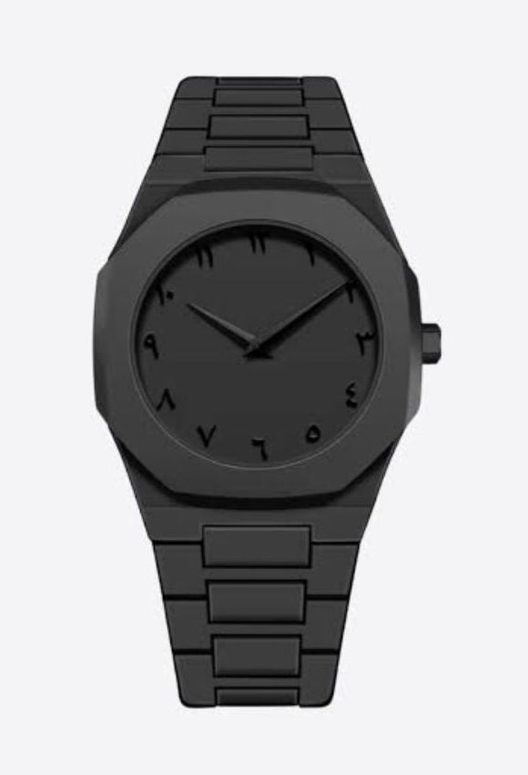 Black Arabic Watch