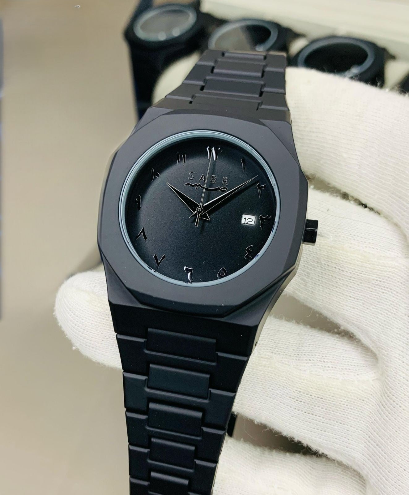 Black Arabic Watch